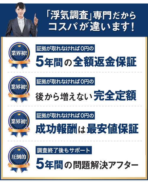 浮気調査１位の東京の興信所 探偵の料金表 関東版を公開中